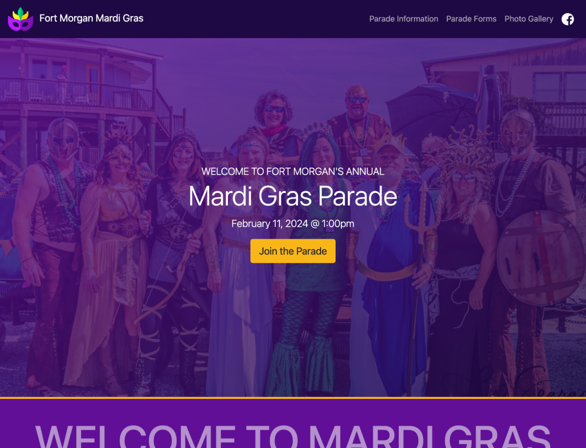 Fort Morgan Mardi Gras Parade Website